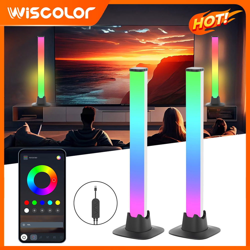 Desk Setup With Tv - TV Arka Aydınlatmalı Akıllı RGB LED