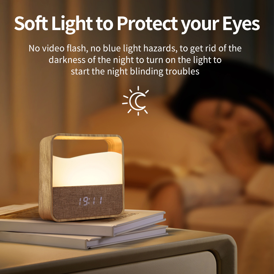 LED Gece Lambası Saatli Dijita - Desk Setup Lamp incelemesi ve fiyatı