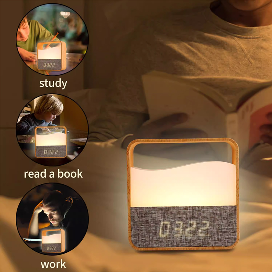 LED Gece Lambası Saatli Dijita - Desk Setup Lamp incelemesi ve fiyatı