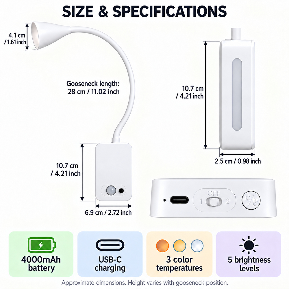 4000mAh Şarj Edilebilir, Manye - Desk Setup Lamp incelemesi ve fiyatı